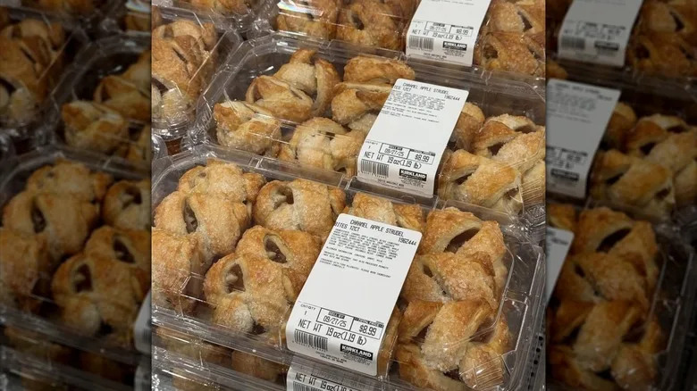 Caramel apple strudel bites at Costco