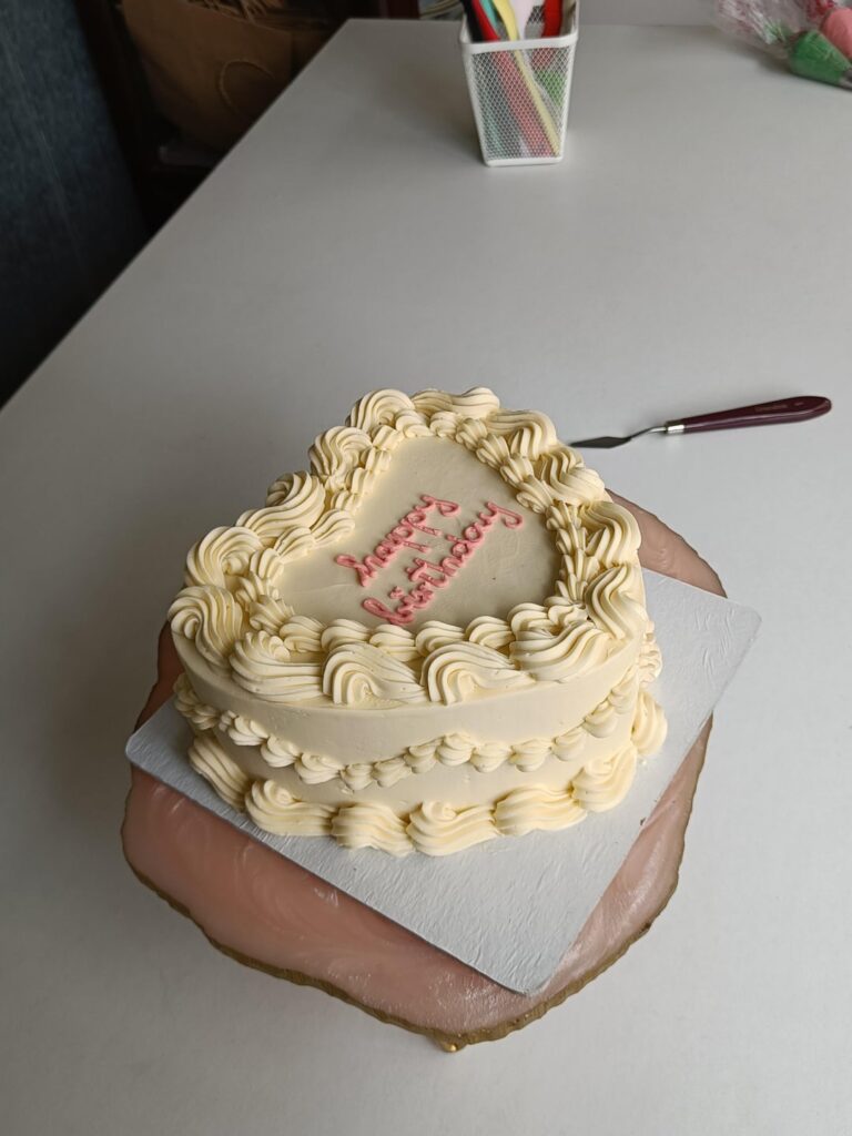 Adding a personality to the cake!