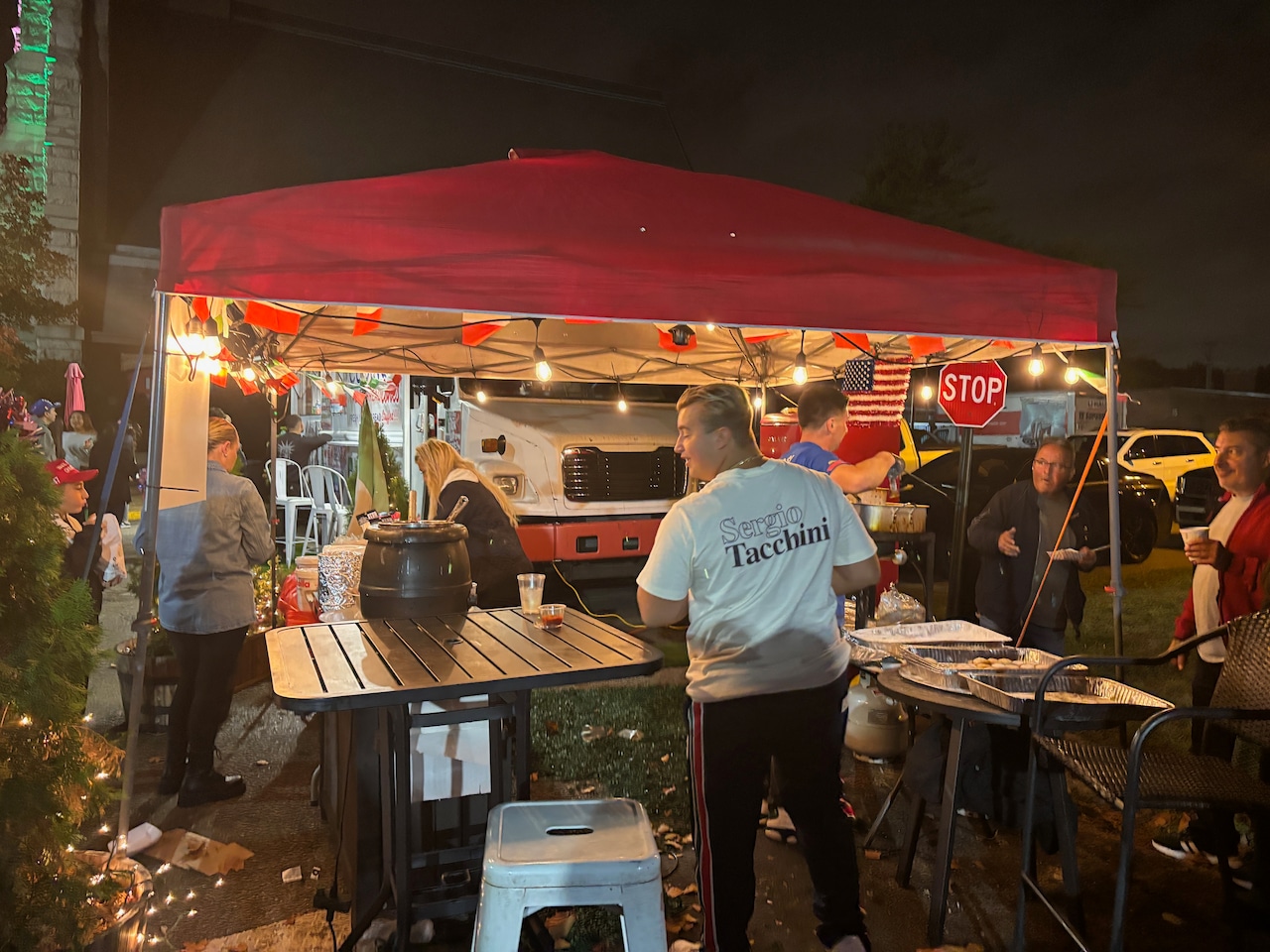 Judy Torres at the Italian Festival