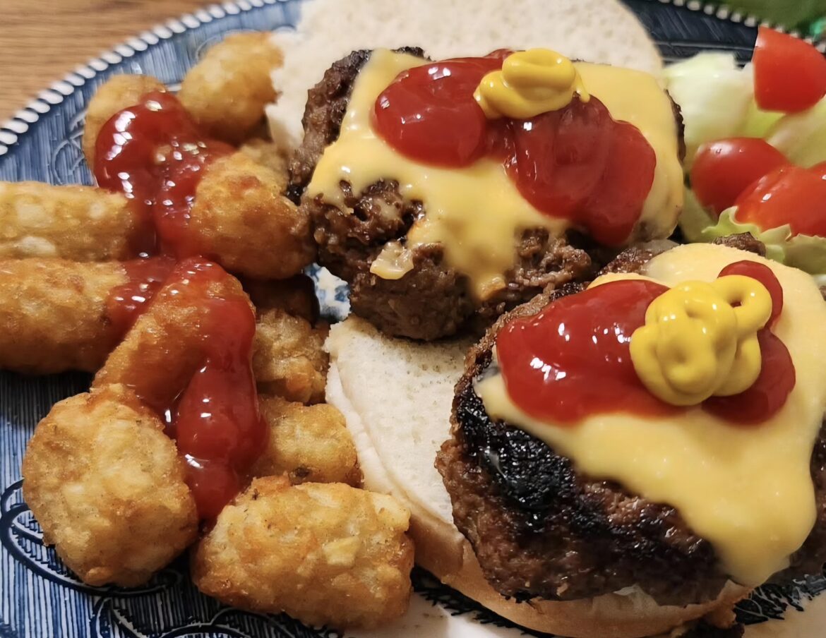 Homemade burgers