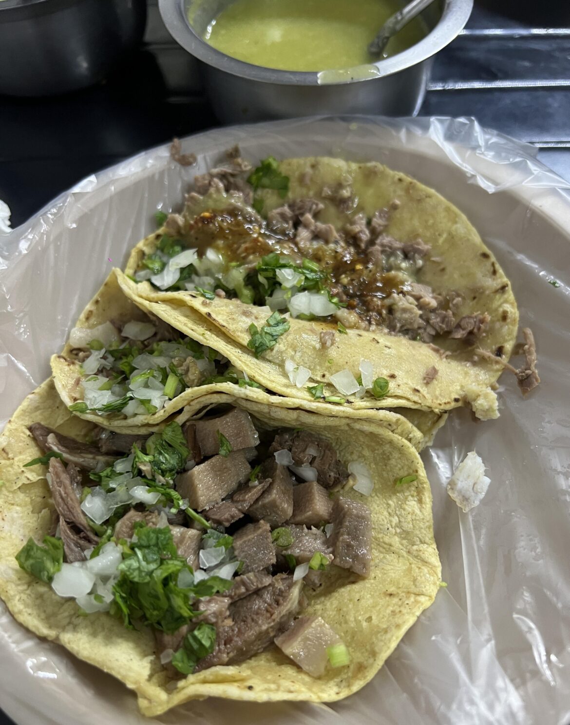 Lengua(beef tongue)and steam rib