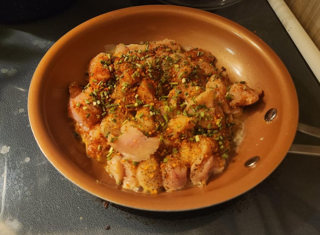 Ghost Pepper Sauce Chicken.