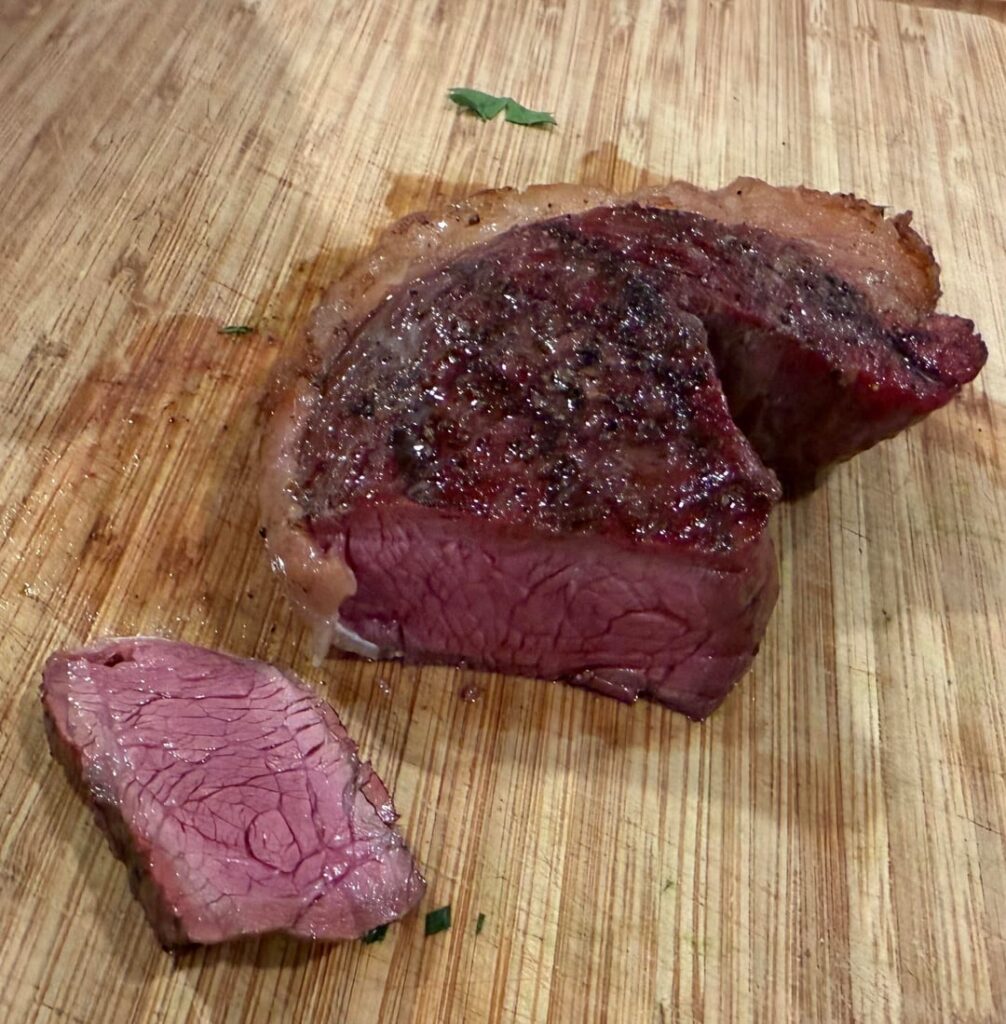 Picanha over charcoal