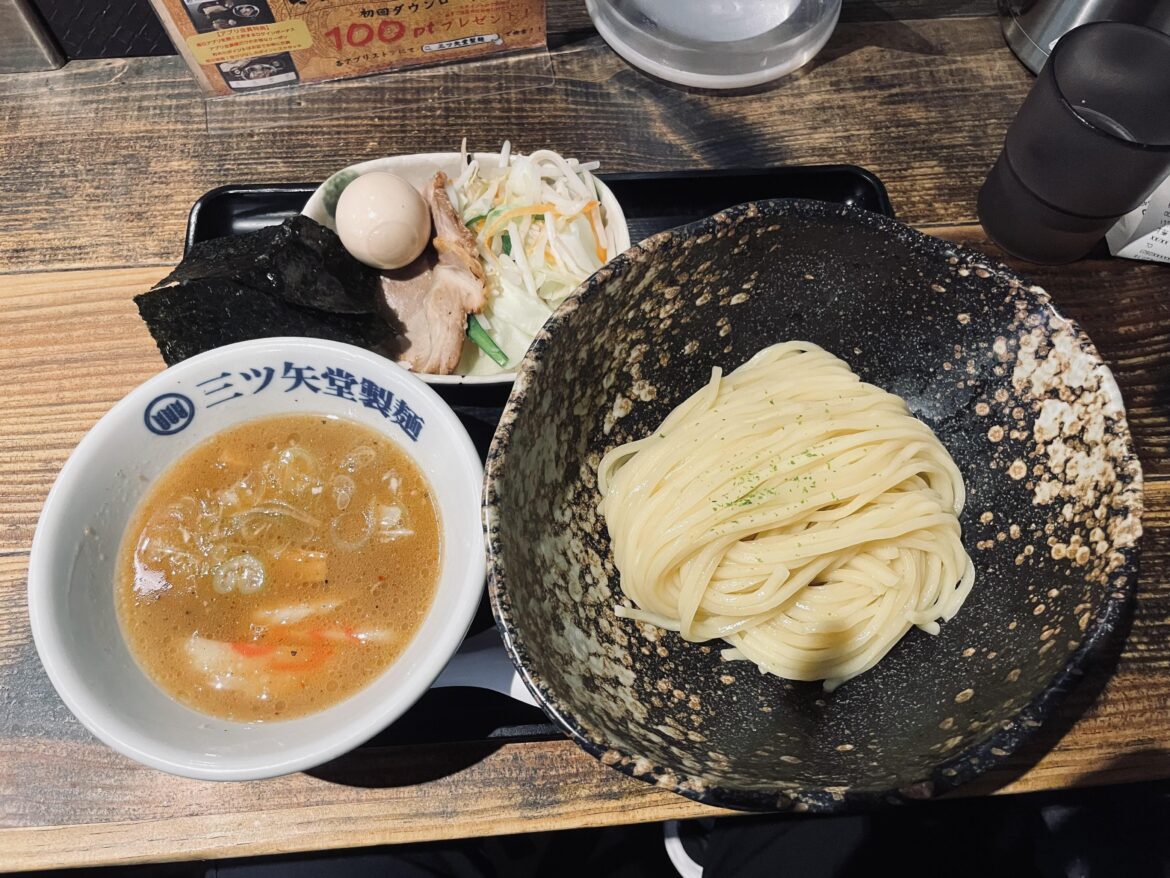 Tsukemen Ramen in Naka-Megumi, Tokyo
