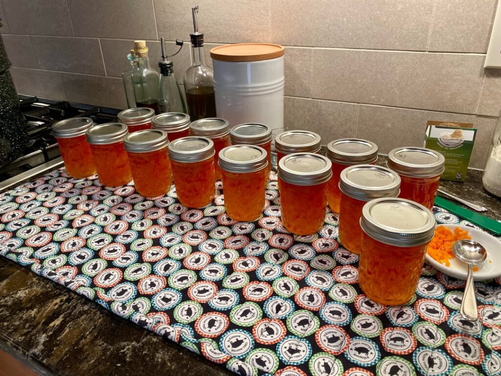 This year’s harvest is complete.  Now to use up those Habanero peppers.