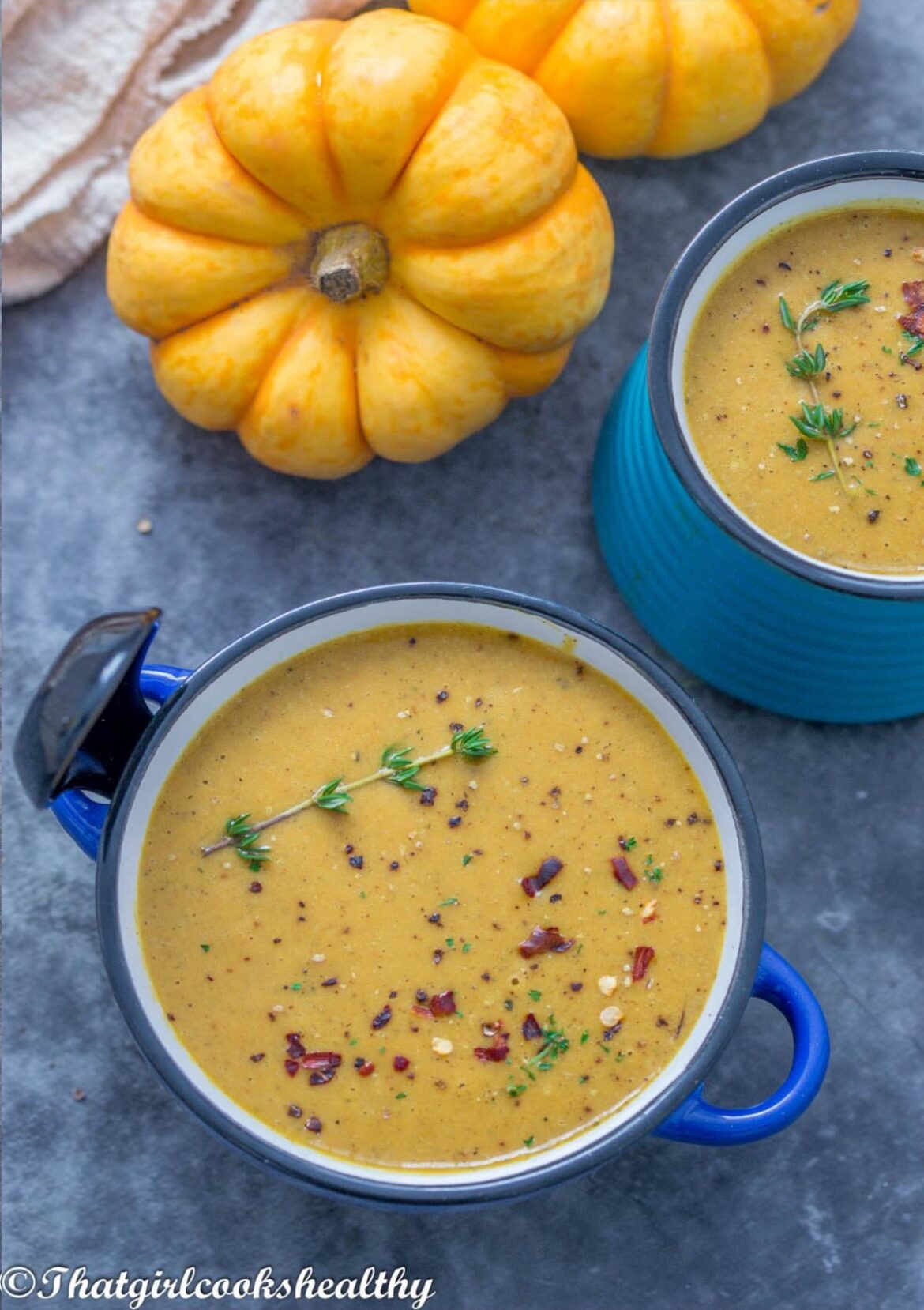 Roasted Curry Pumpkin Soup