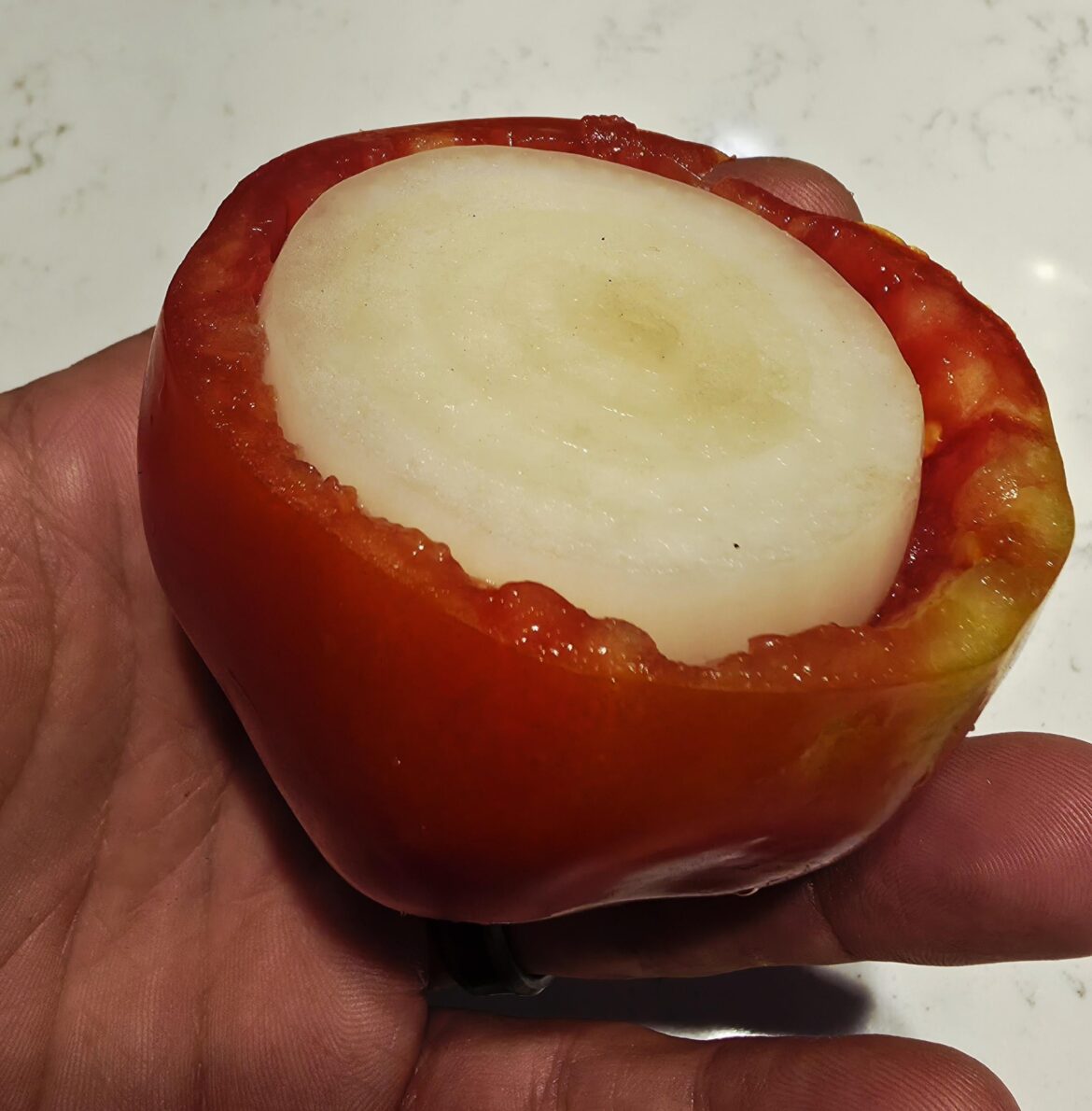 Love the cutted tomatoes this time of year