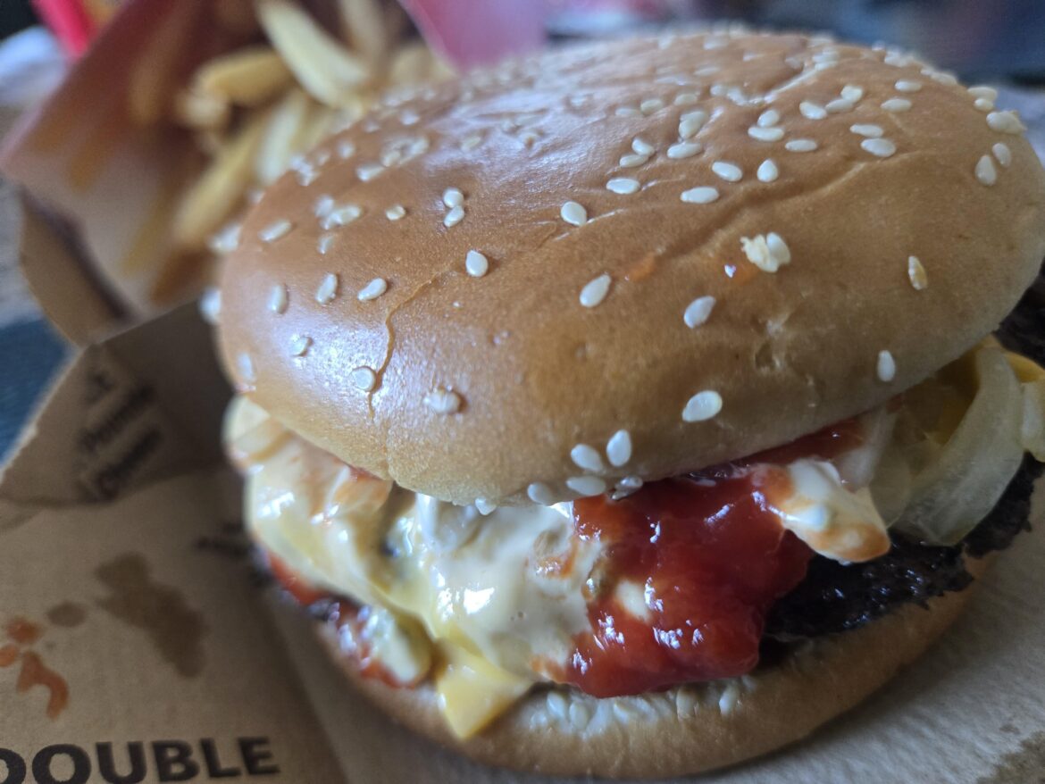 Love a double quarter pounder w mac sauce