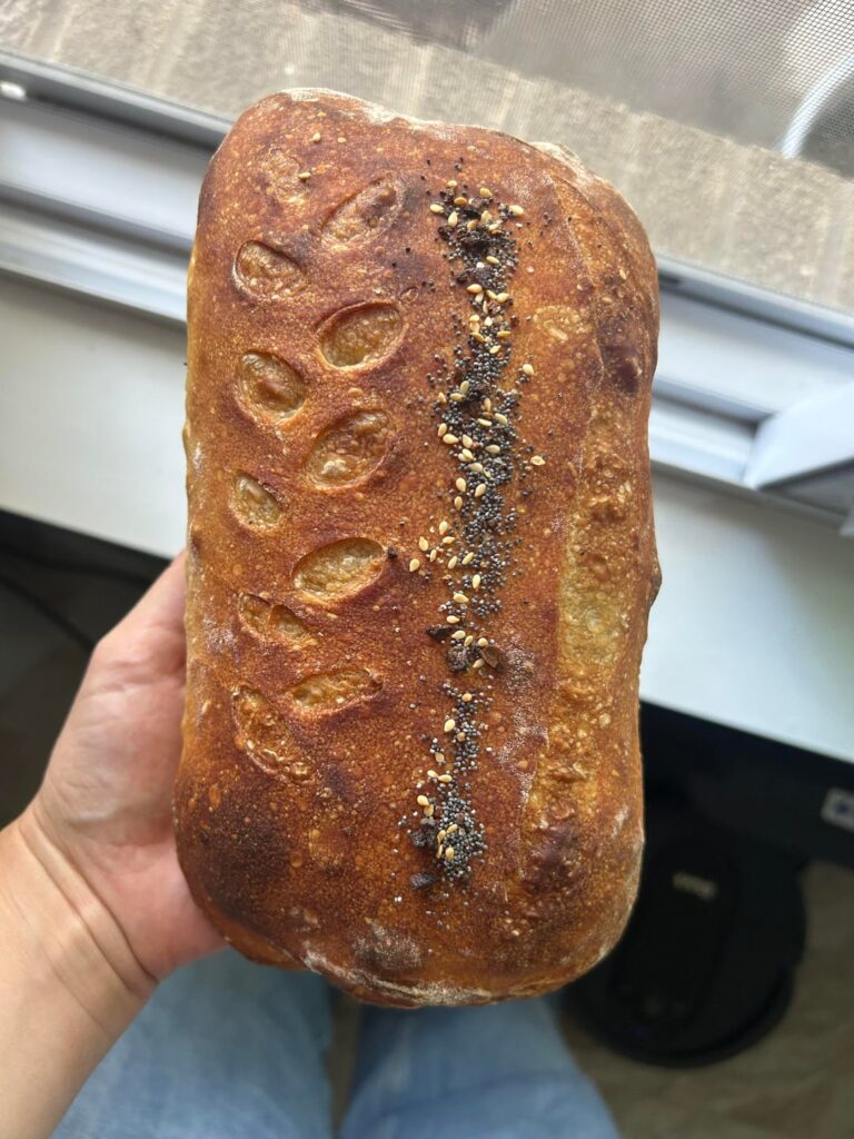 My first sourdough ☺️