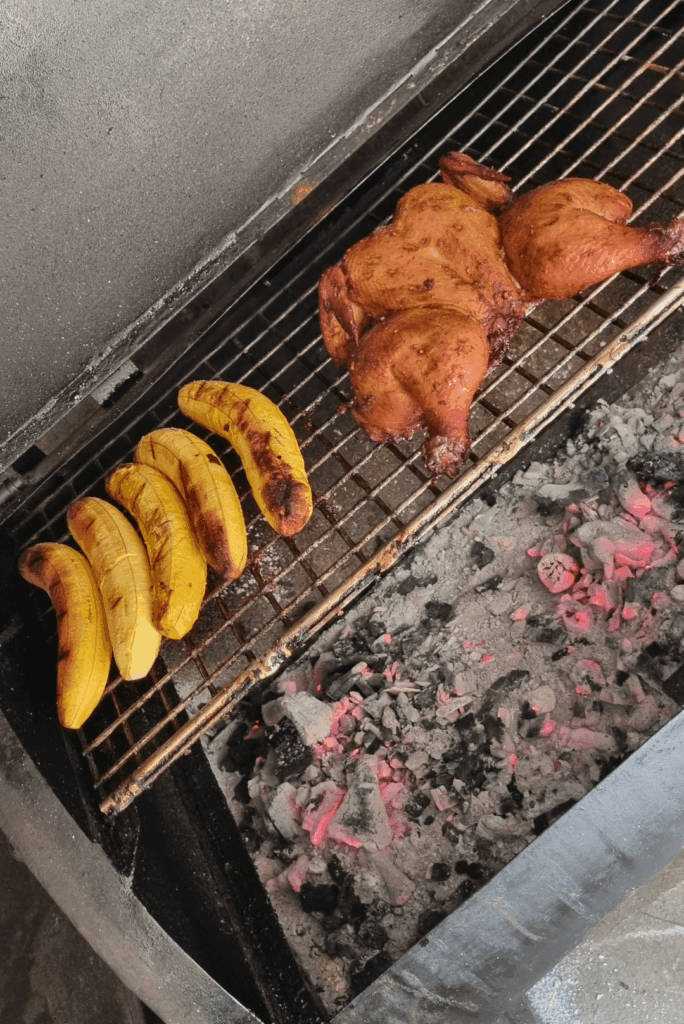 Chicken and plantains
