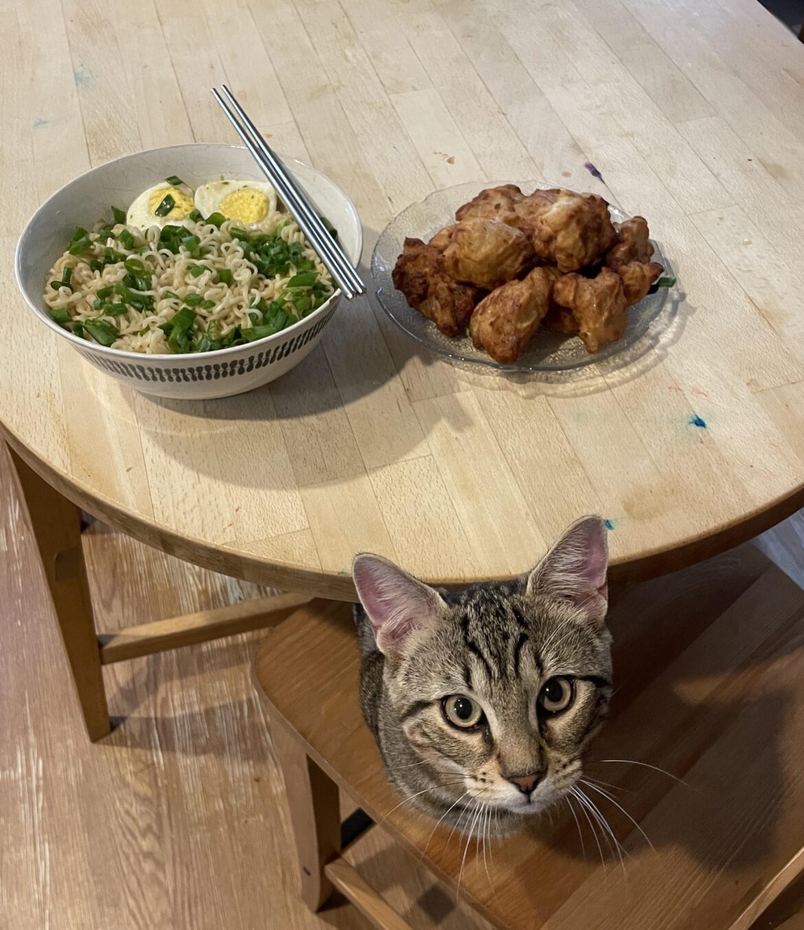 It's a gloomy day, time for ramen (Ft. my buddy)