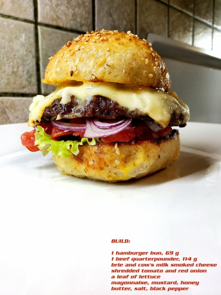 A sourdough cheeseburger homage to "Lethal Weapon"