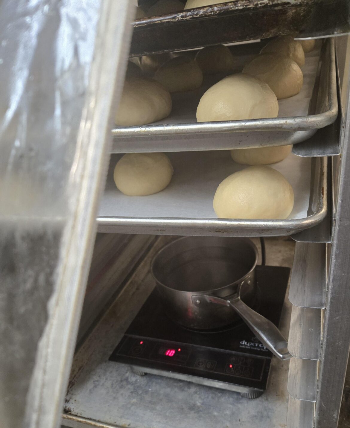 Fall hit. Bread won't rise at 17c. Time for a spa treatment ♨️