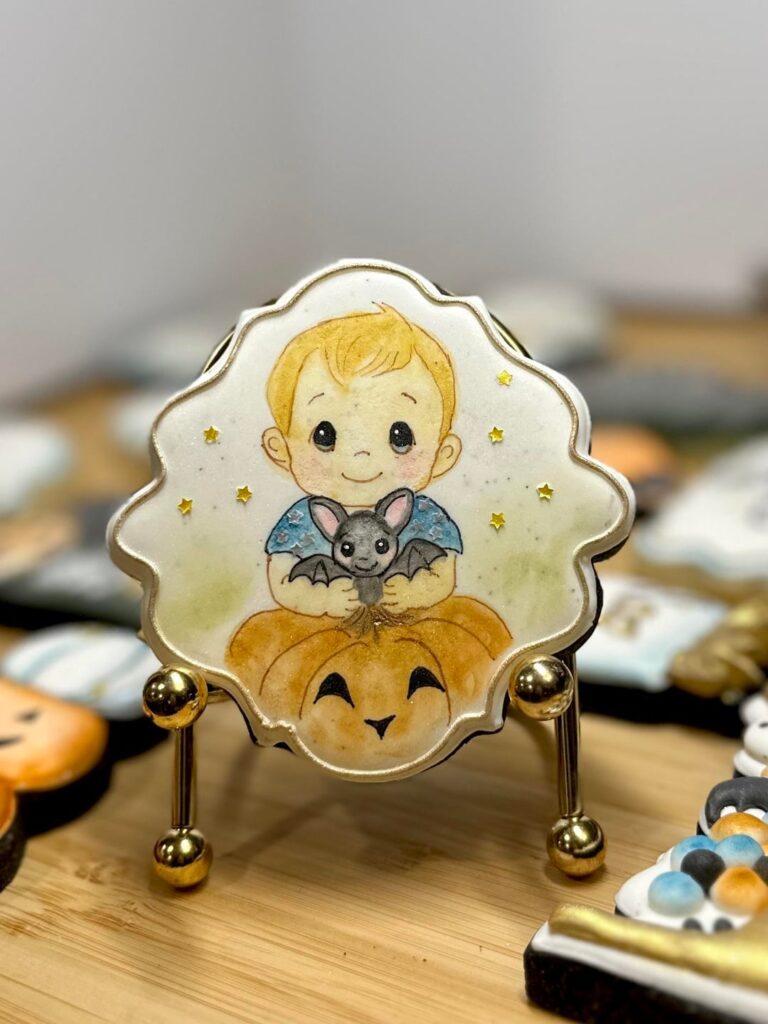 First BooDay halloween cookies