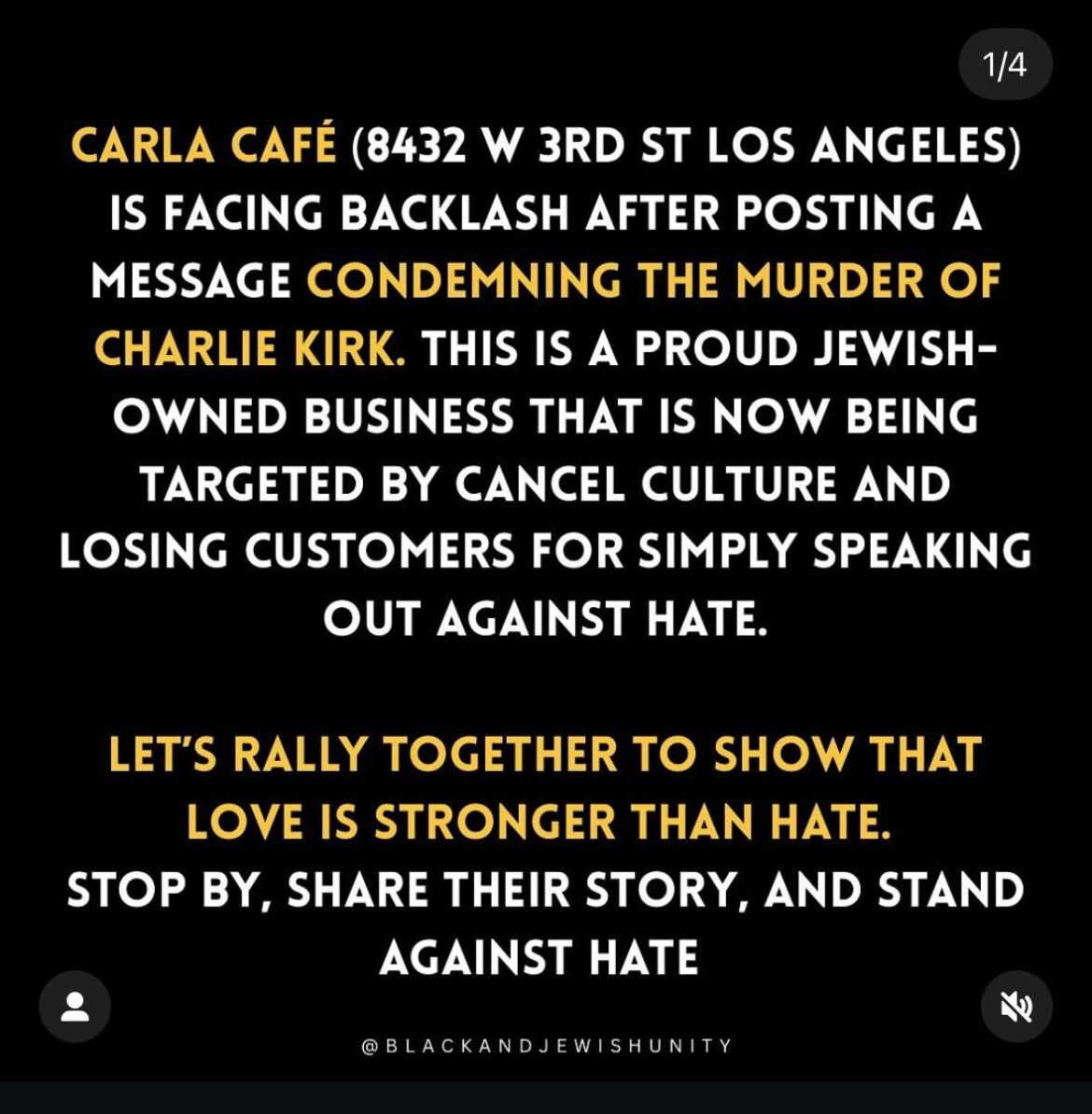 Cafe Carla community fights back