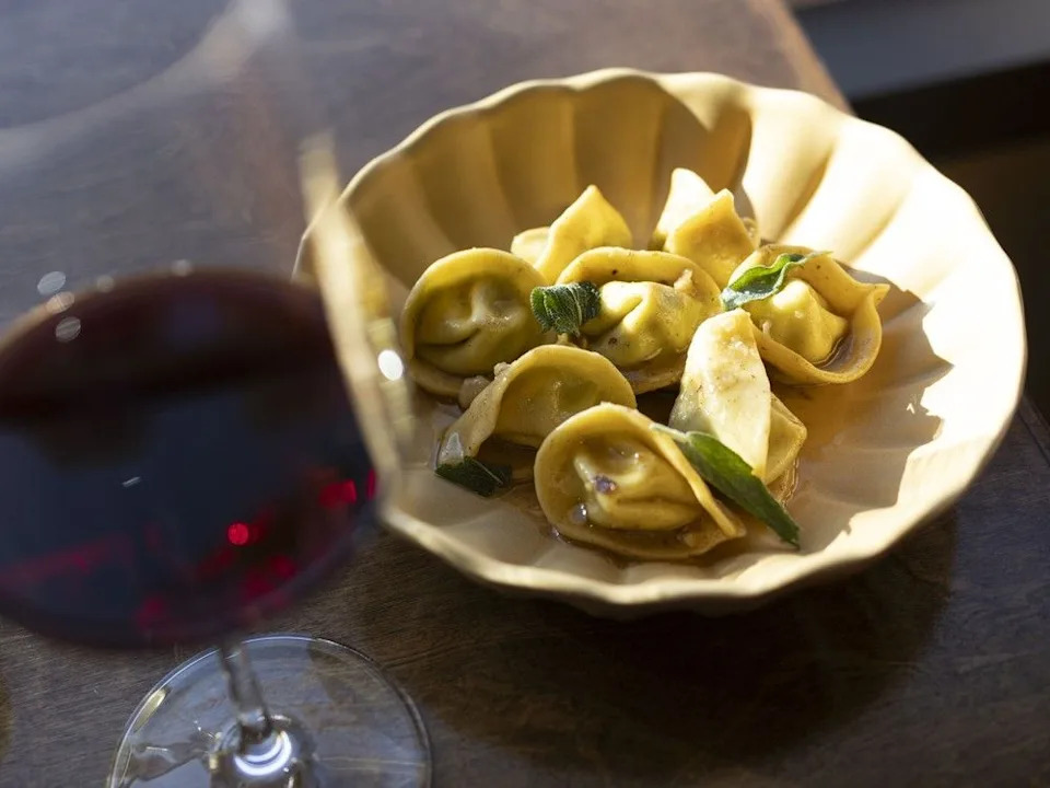  The Lemon Ricotta and Spinach Cappelletti at Le Charme restaurant and bar on Edmonton Trail N.E. was photographed on October 22, 2025.Gavin Young/Postmedia