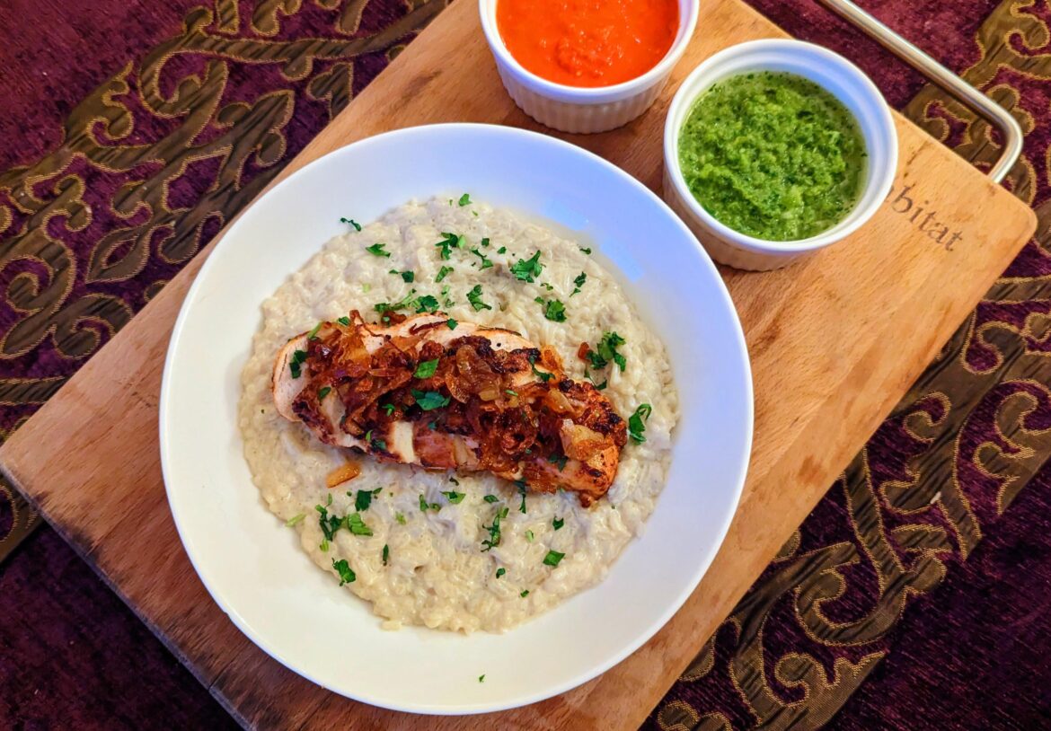 Saleeg with Shatta (Saudi Arabia)