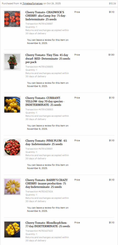 Someone needs to punch my nose every time I buy more seeds