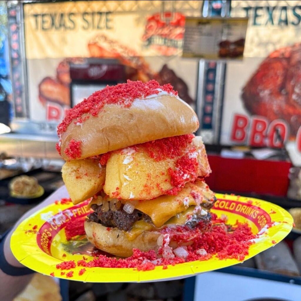 Hot Cheetos Twinkie Smash Burger