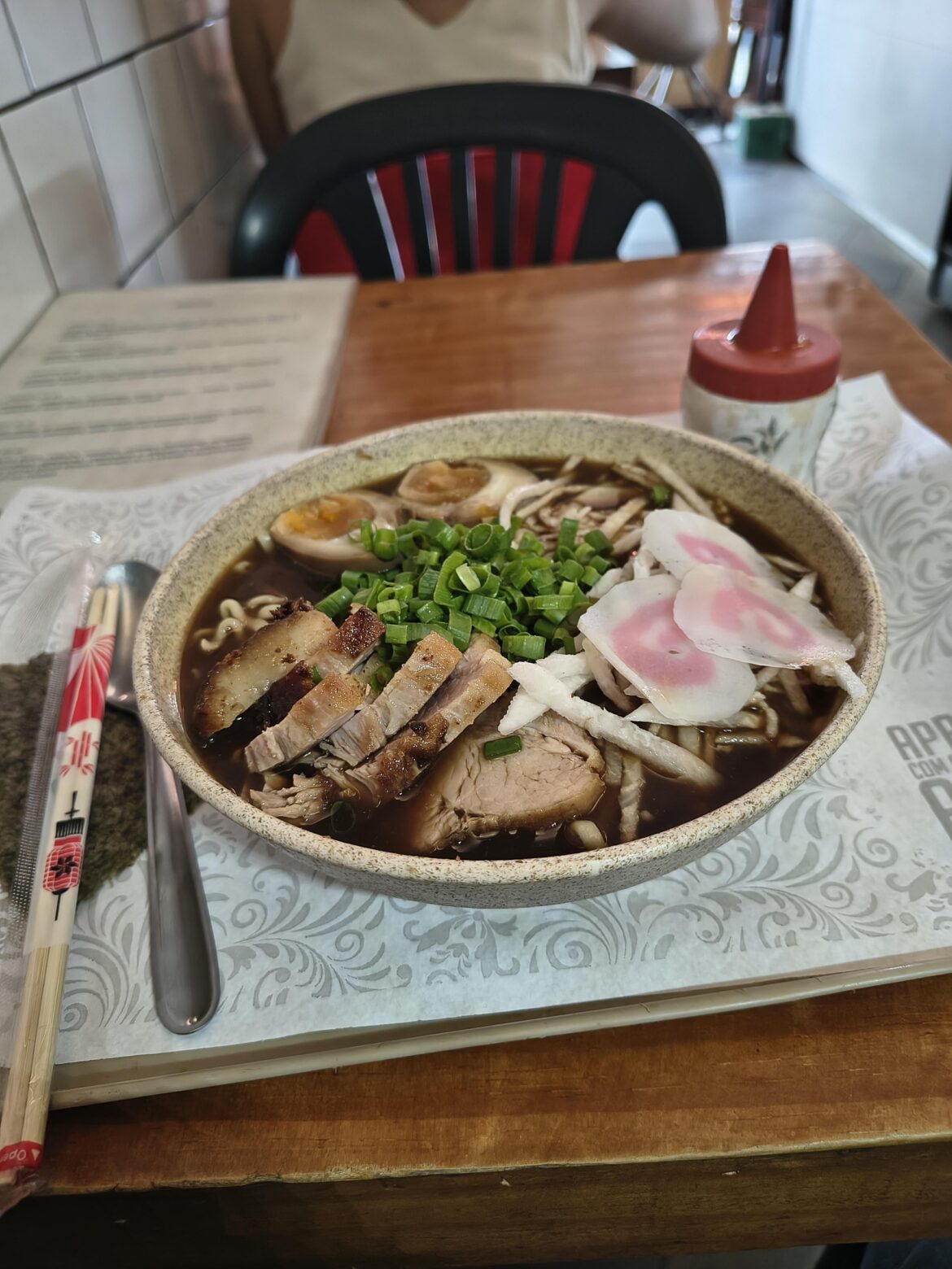 Naruto Ramen in Canja Izakaya (Belo Horizonte, MG, Brazil)