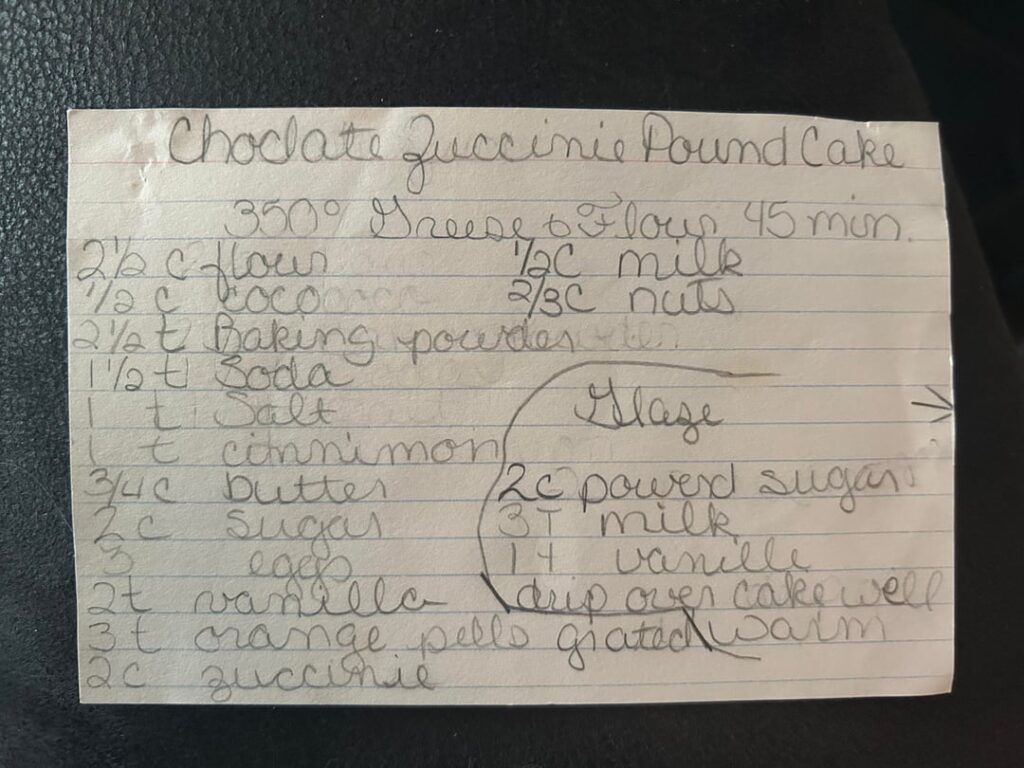 Chocolate Zucchini Poundcake Chocolate Zucchini Poundcake