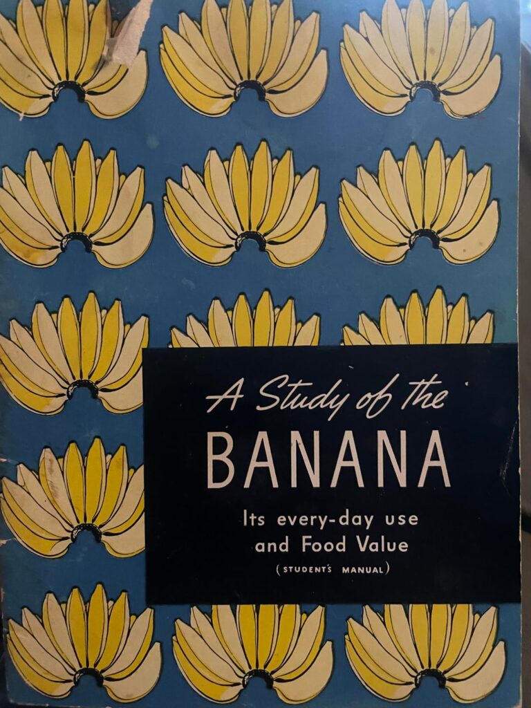 A salmon and banana salad recipe from 1940