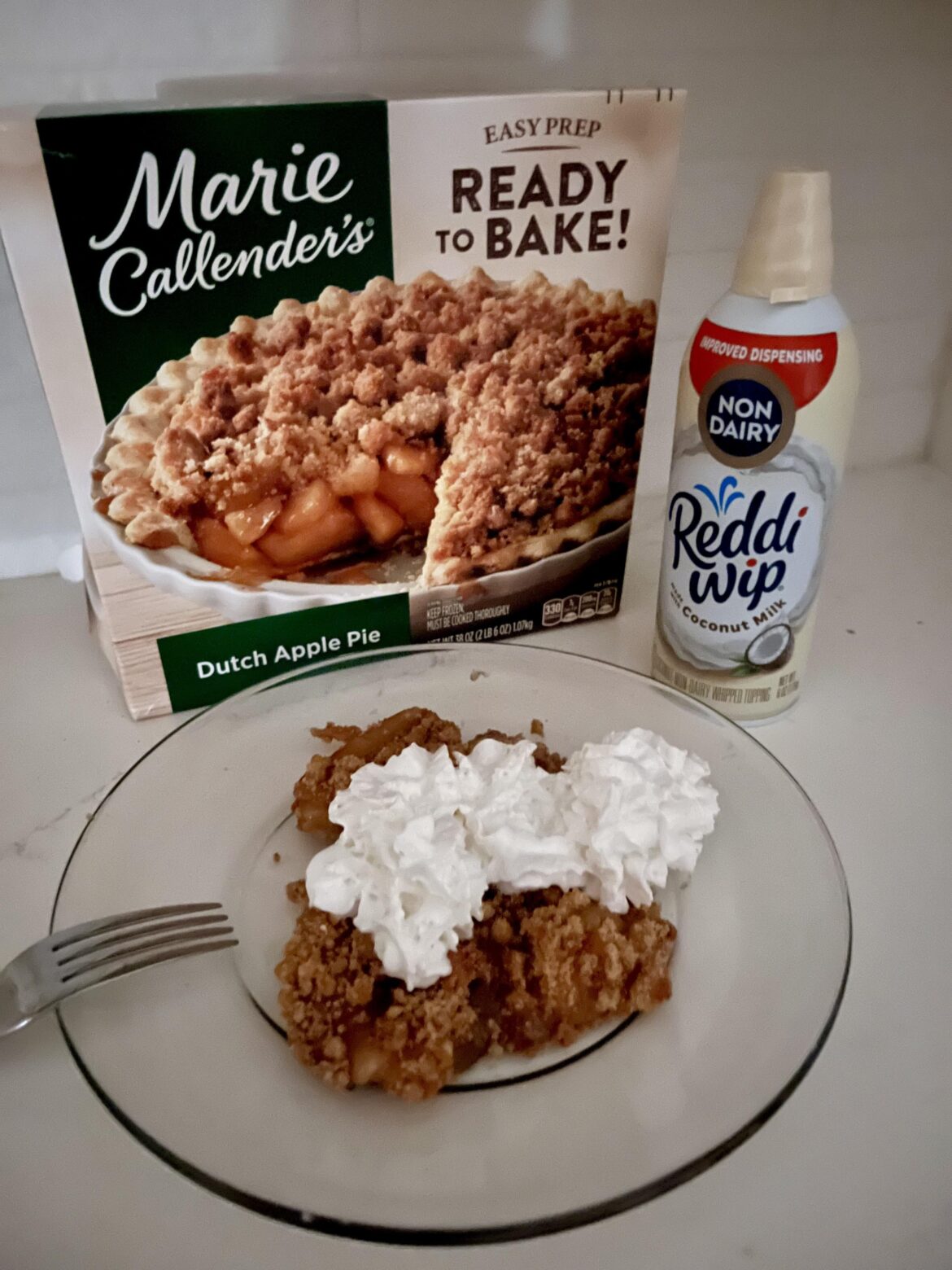 first frozen pie ever, lol. not a usual purchase for me, actually not bad.