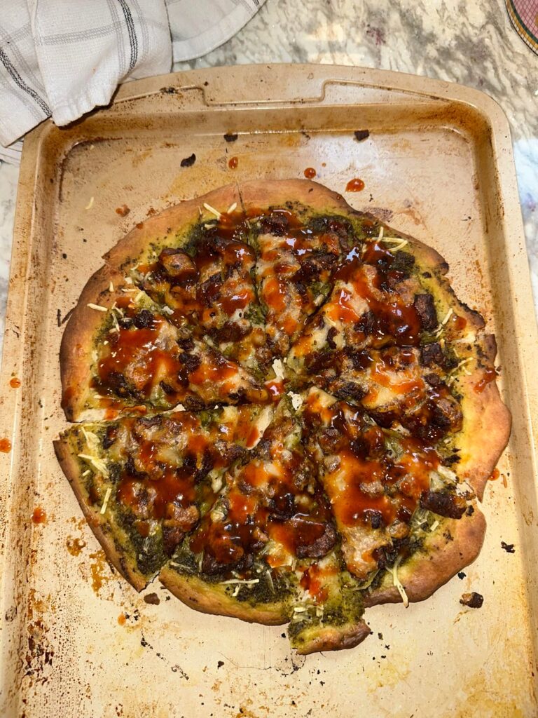 this yummy ass pizza i just made 🥸