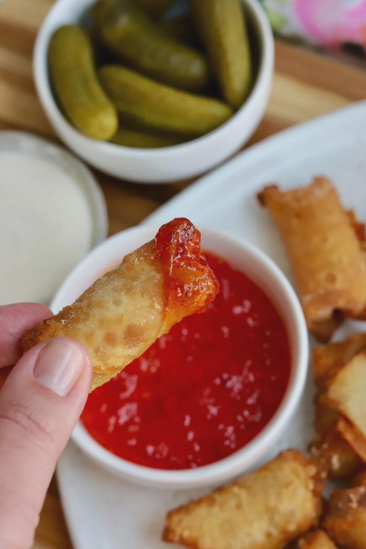 Genoa Salami and Cream Cheese Wontons