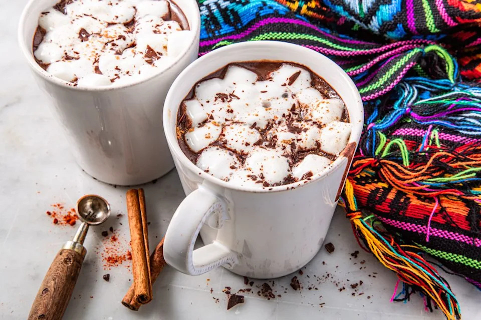 mexican hot chocolate in a mug