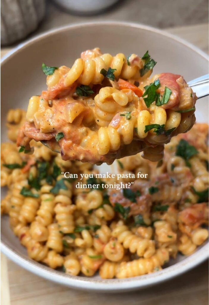 Creamy Garlic Butter Cherry Tomato Pasta