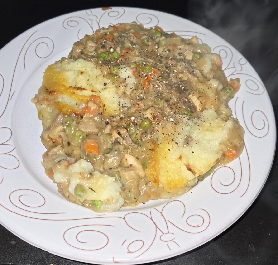 Shepherds pie turned into shepherds slop