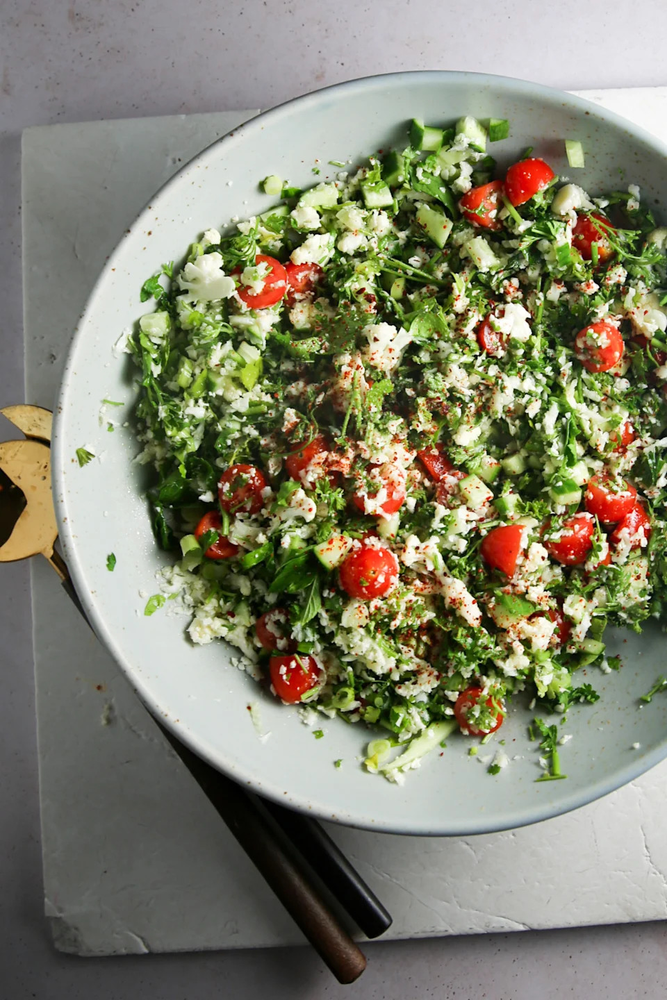 Healthy And Easy Cauliflower Tabbouleh Recipe
