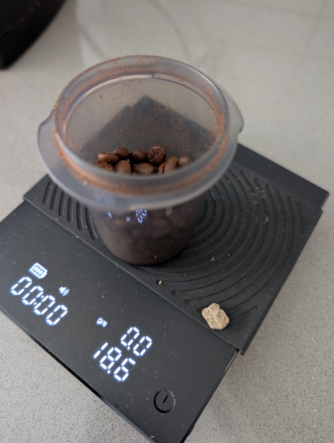 PSA, check for rocks in your beans.