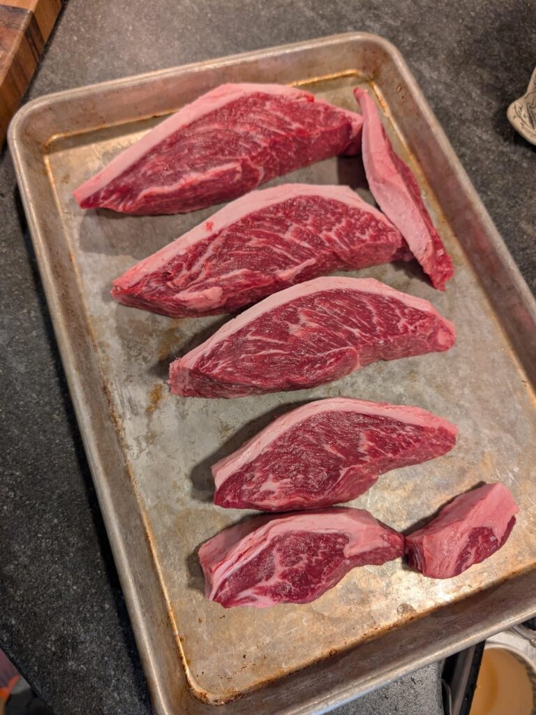 Tried my hand at some picanha steaks