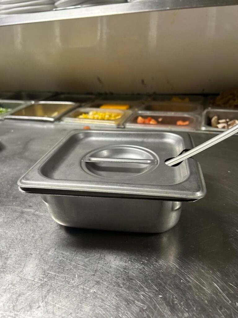 This is the amount of bordelaise sauce my EC brought me for dinner service. 188 covers