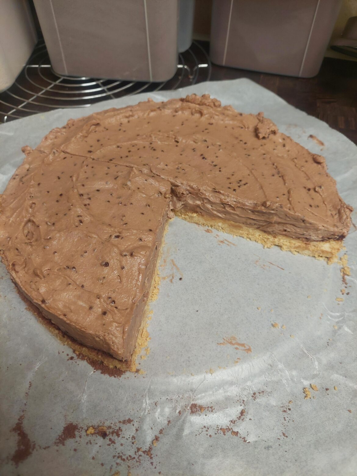 Mascarpone Ovomaltine Torte.