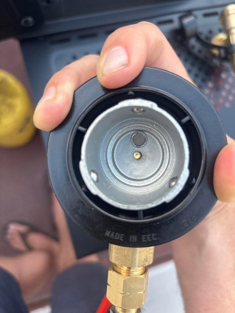New grill – trouble with gas connection New grill - trouble with gas connection