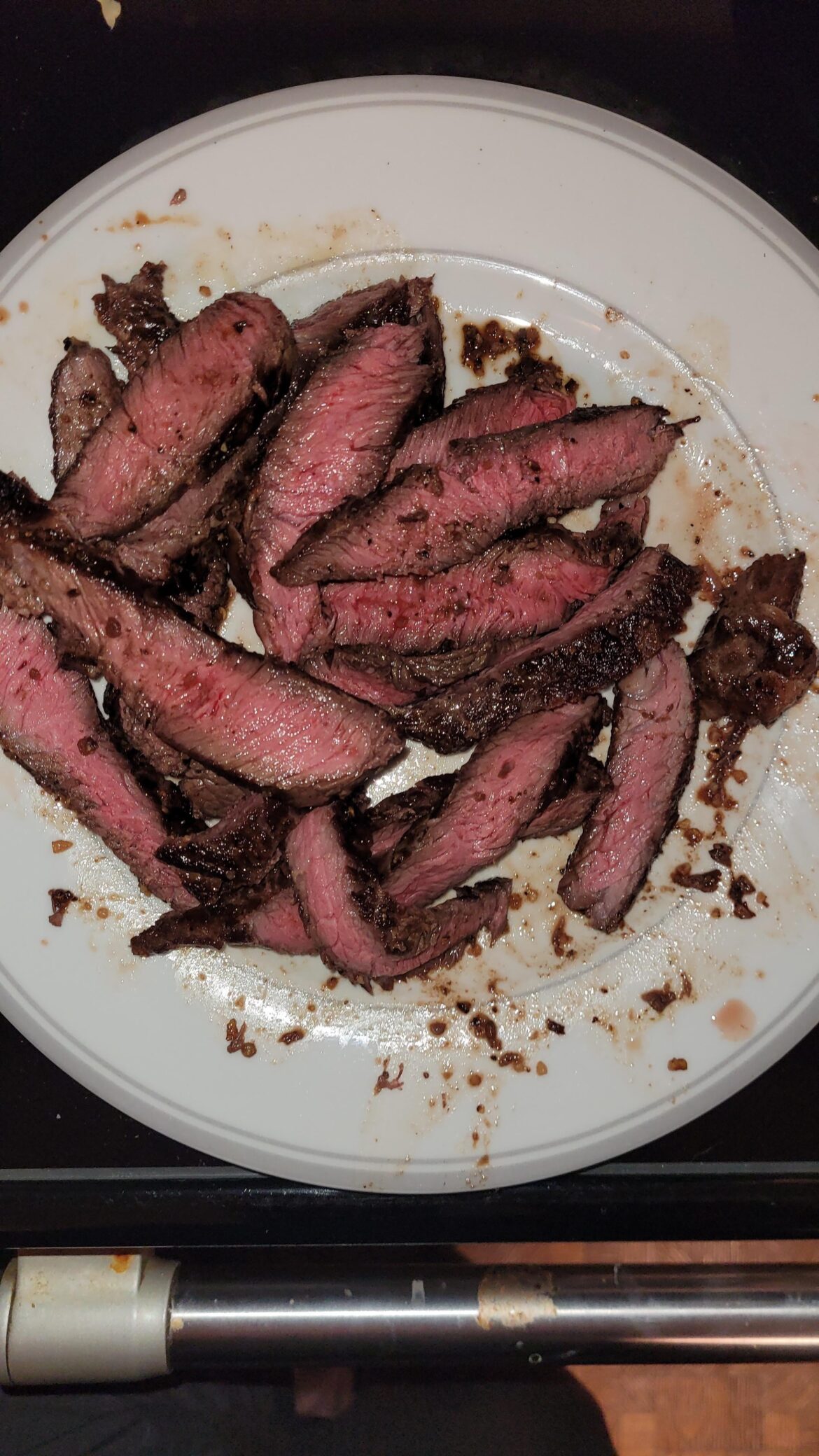 Sirloin on the Blackstone never disappoints.