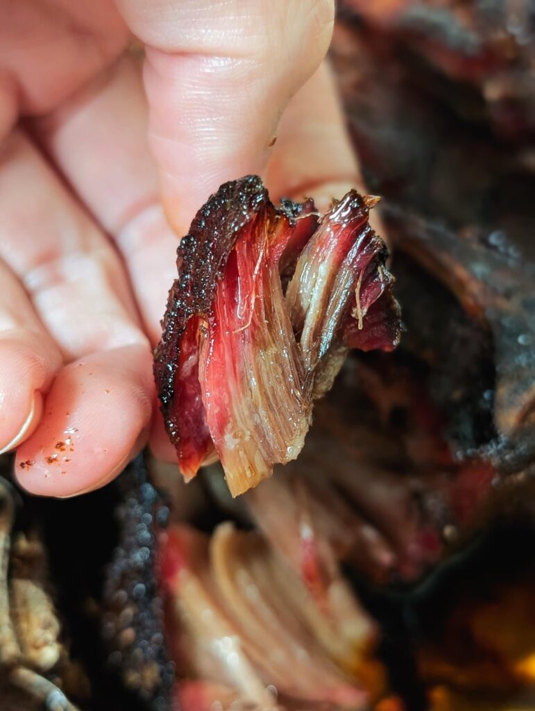 7 hour pork butt roast smoke w/ maple & applewood