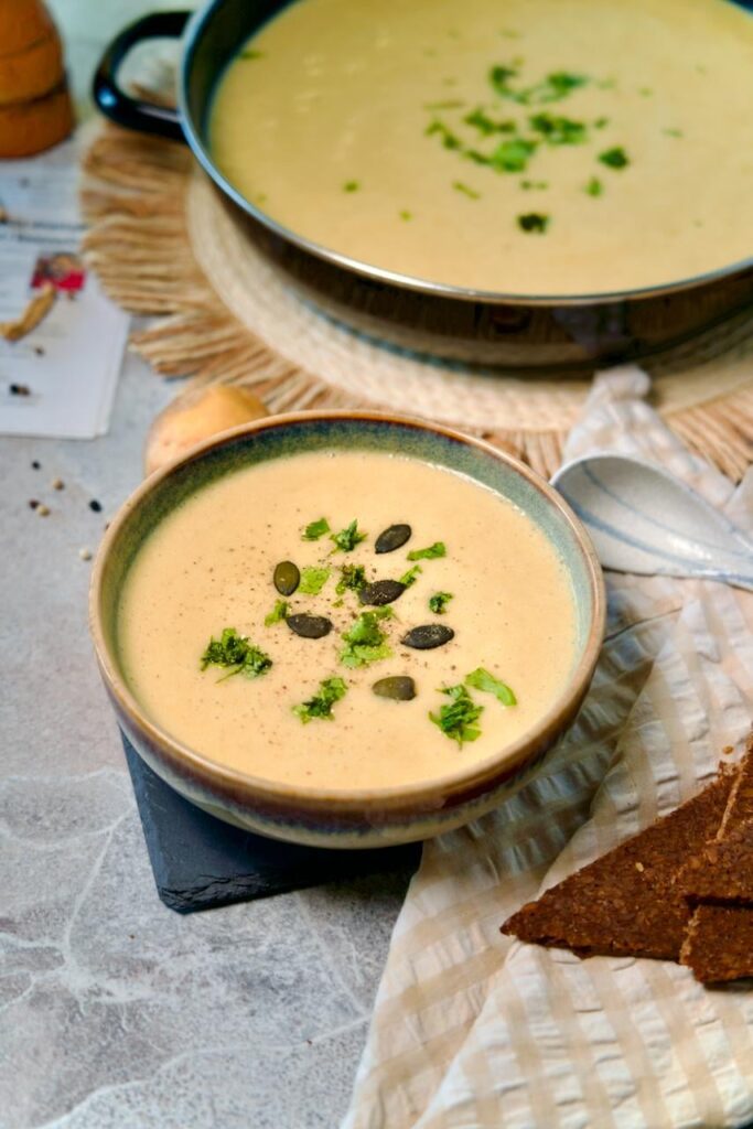 I love making potato leek soup in autumn