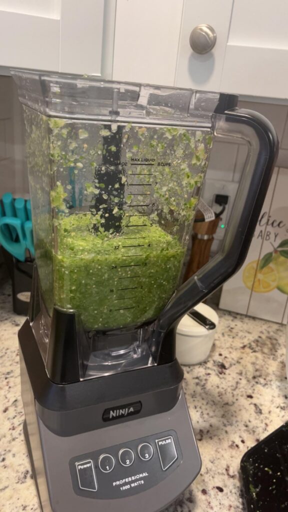 First attempt at a salsa verde First attempt at a salsa verde