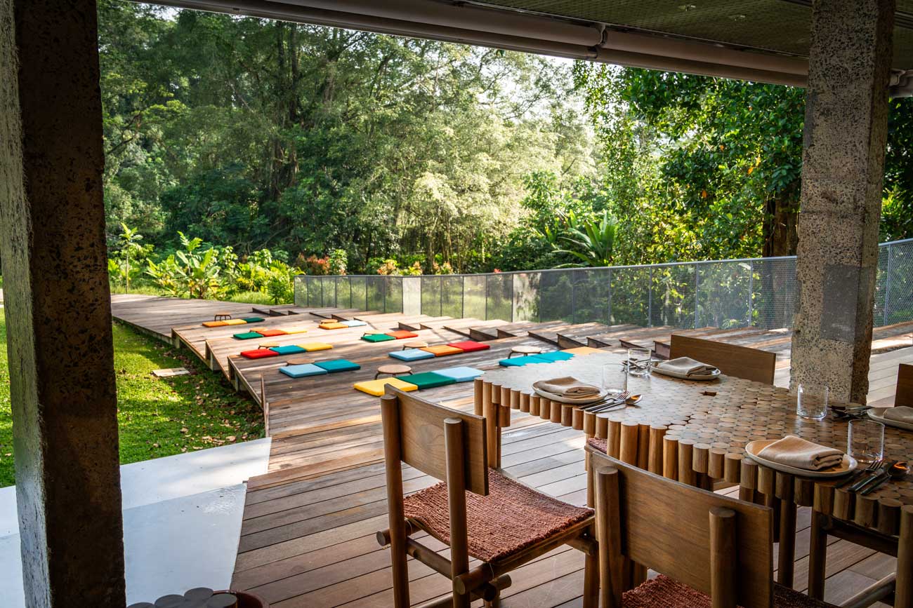 Outdoor terrace at Air CCCC