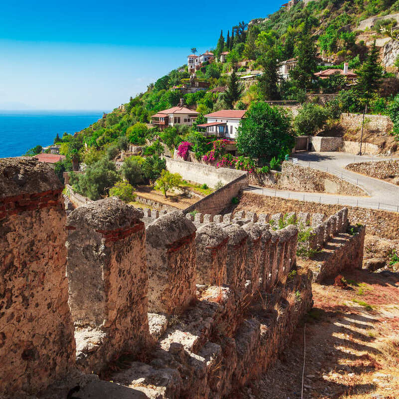 Alanya Ramparts In Turkiye