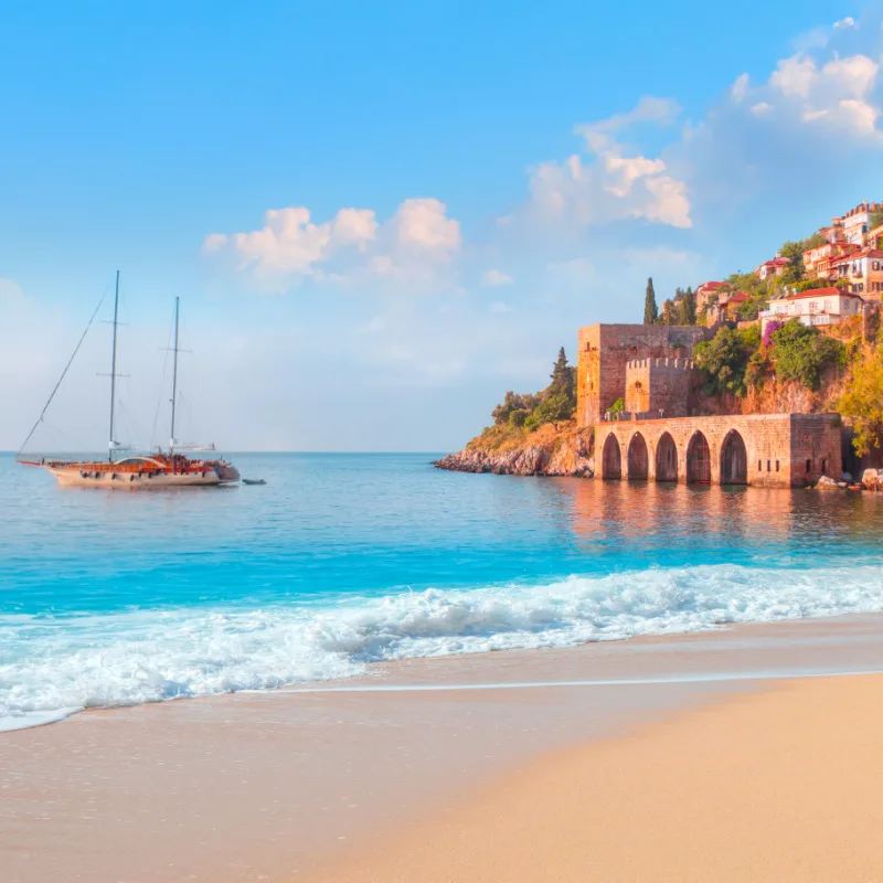 Beach in Alanya, Antalya