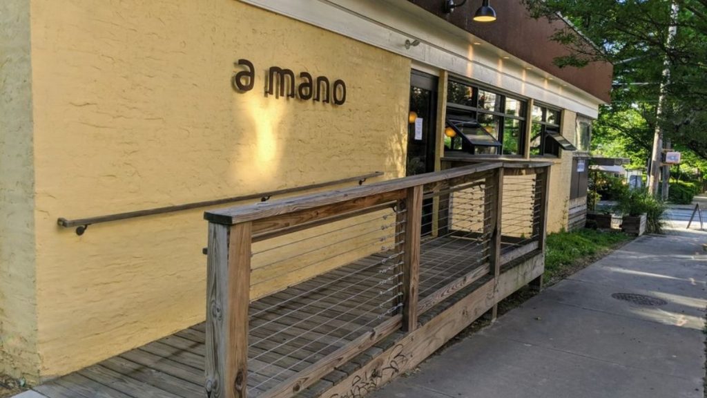 The restaurant offers a 20% gratuity added to the bills for parties of 6 or more