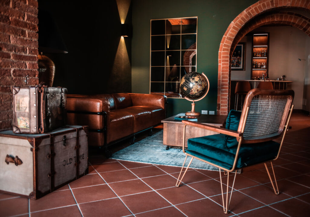 Tuscany's Culinary Excellence Shines Bright at Borgo San Vincenzo 12 A look inside the welcoming library area