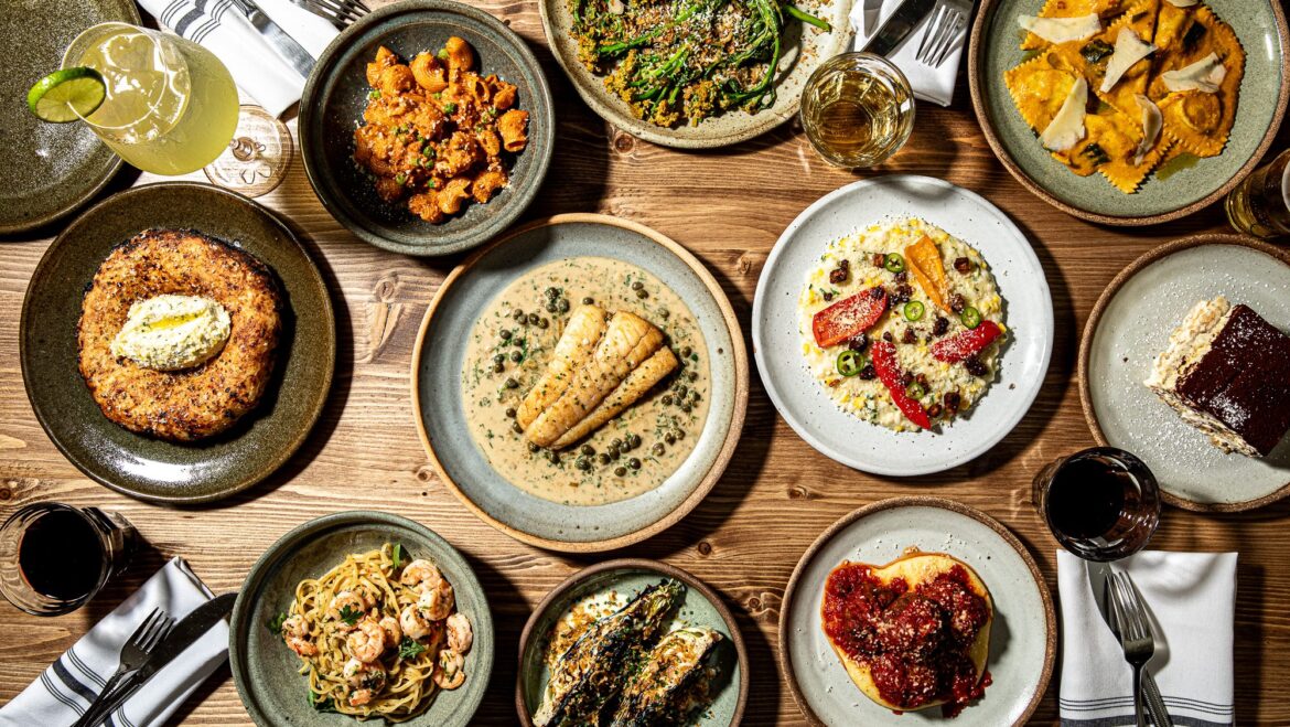Scenes from Italian restaurants – The Food Section A spread from Cane Pazzo in Hanahan, South Carolina/ Photo by Andrew Cebulka