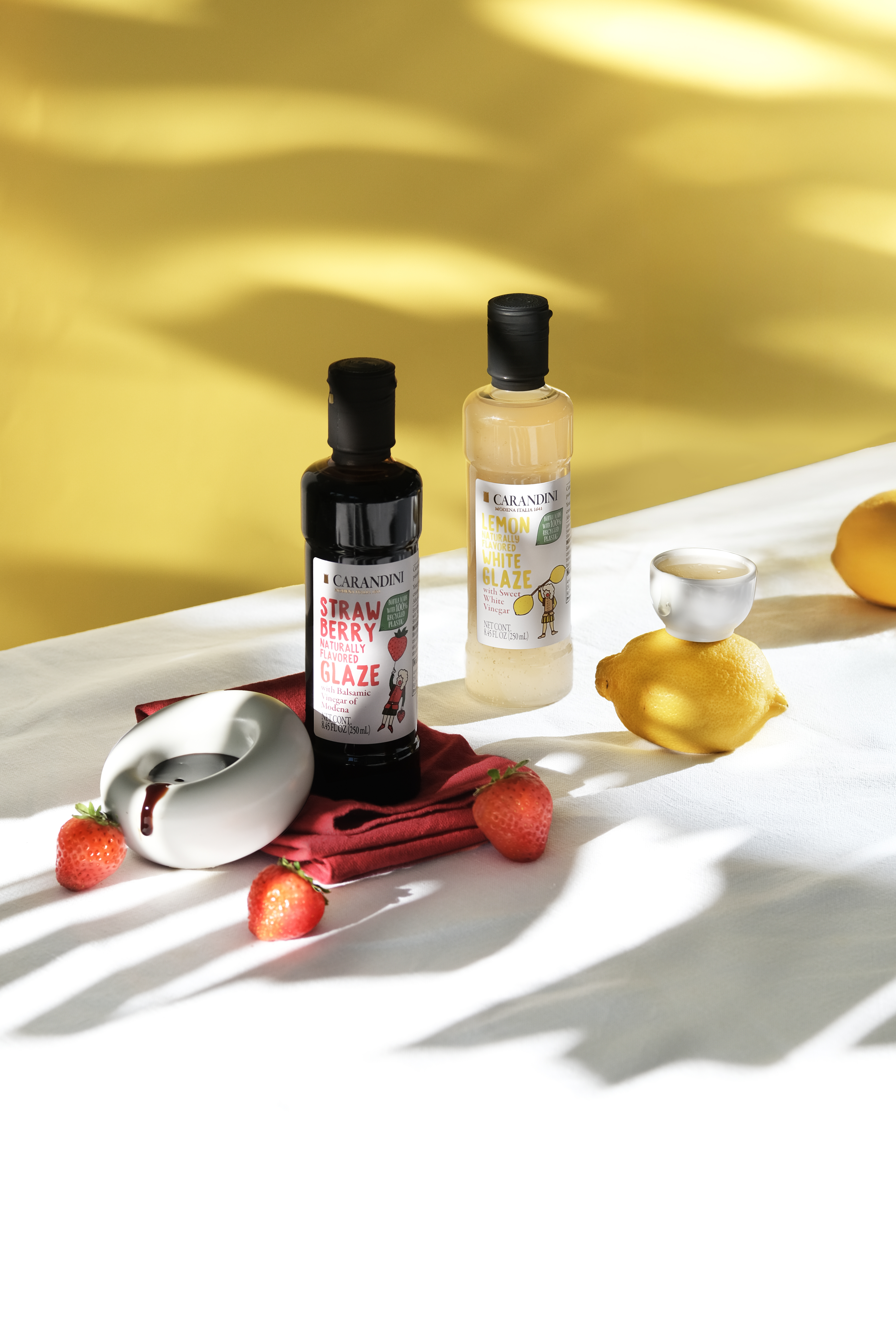 Carandini's Strawberry and Lemon Glazes