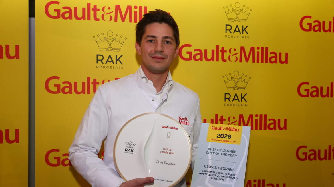 Clovis Degrave crowned Luxembourg’s chef of the year Clovis Degrave has been named Luxembourg’s chef of the year in the latest Gault&Millau guide